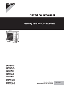 RXS50K_RXS60F_RXG50K_RX50,60GV_ARXS50G_RXS50,60L_RX60GVB_ARXS50,60,71L_3PSK360062-1H_2016_09_Installation manual_Slovakian download